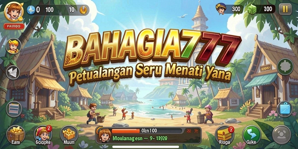 Screenshot BAHAGIA777 menampilkan momen seru dalam petualangan.
