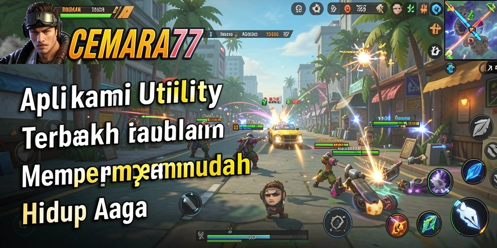 Tampilan antarmuka aplikasi CEMARA77 yang user-friendly