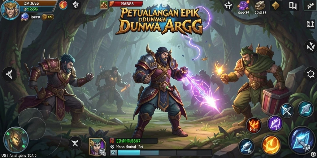 Gameplay menarik dengan aksi pertarungan yang dinamis di DMD686.