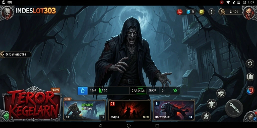 Tangkapan layar menampilkan gameplay menegangkan dari INDESLOT303.