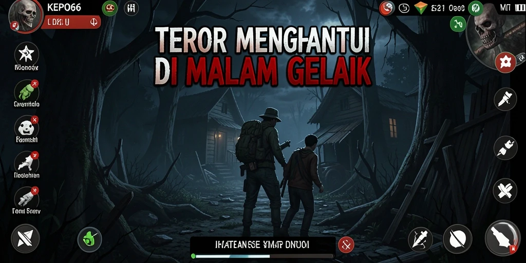 Gameplay seram dengan suasana mencekam dan grafis yang menakutkan.