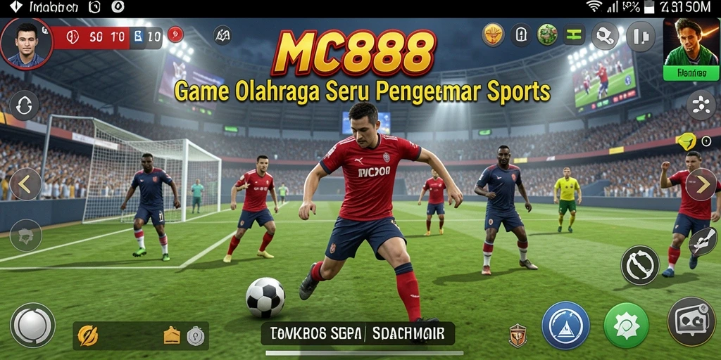 Tampilan gameplay <strong>MC888</strong> yang intens dan mendebarkan dalam olahraga.