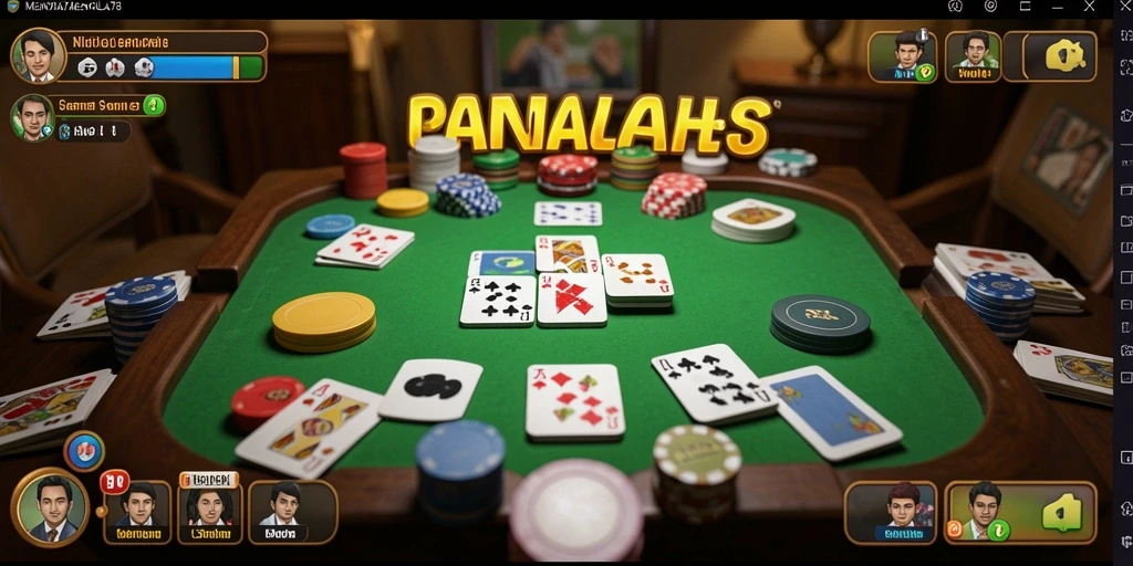 Screenshot gameplay menarik dari MENYALA78 yang menunjukkan aksi Gaple.