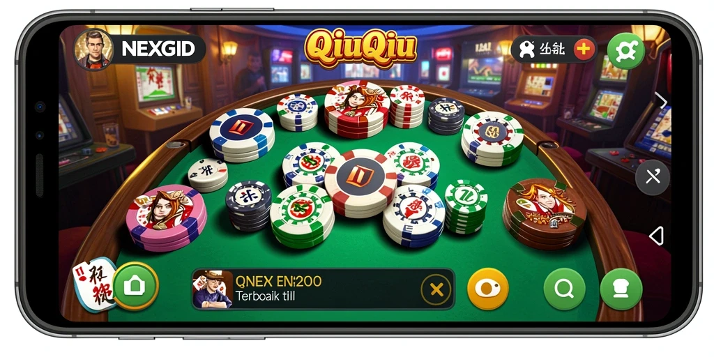 Tampilan gameplay seru dalam NEXGID dengan berbagai fitur menarik.