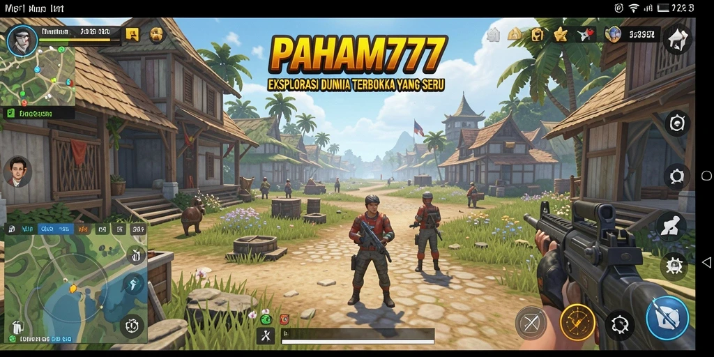 Gameplay PAHAM777 yang menawarkan eksplorasi dunia terbuka.