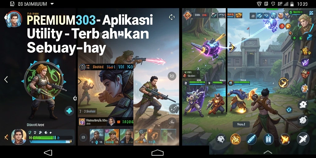 Screenshot utama dari PREMIUM303 menampilkan antarmuka pengguna yang intuitif dan fitur yang lengkap.