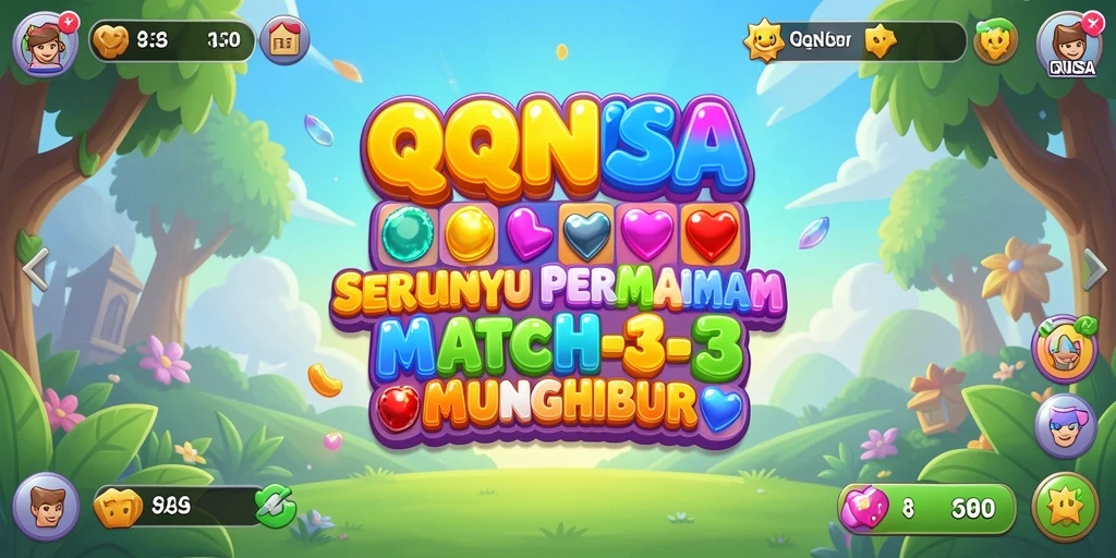 Tangkapan layar gameplay QQNUSA yang penuh warna dan menarik.