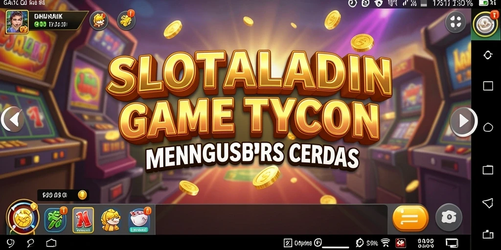 Tampilan gameplay menarik dari SLOTALADIN dengan elemen Tycoon.