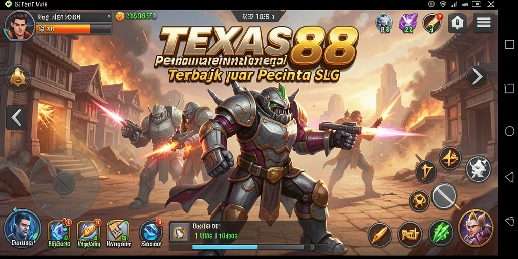 Screenshot gameplay menampilkan aksi seru dalam TEXAS88.